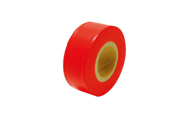 シンワ測定　マーキングテープ 30mm×50m　蛍光オレンジ 73800