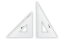 シンワ測定　三角定規 アクリル製30cm 2枚組 75264