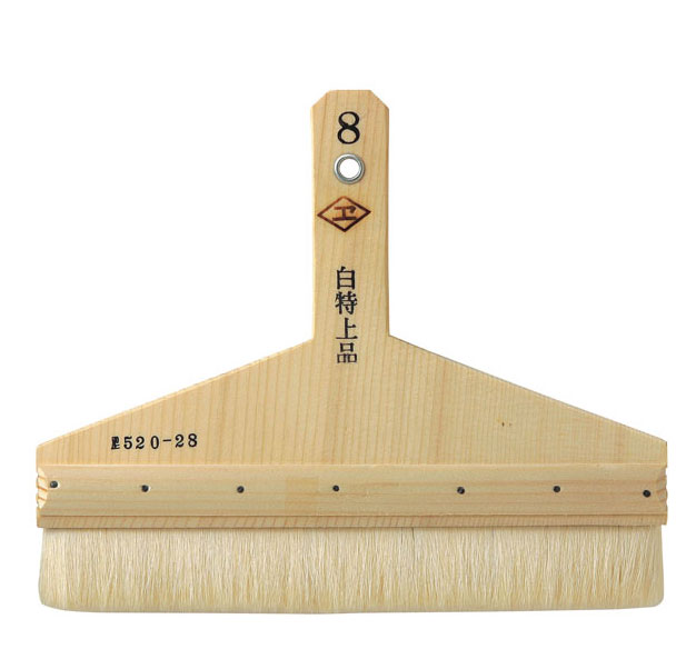 白羊毛糊刷毛　8寸　江戸型　広島工具 糊や水の含みが良い羊毛を厳選し、多めに使用、 広範囲の糊付けに適しています。 糊刷毛・水糊刷毛（中糊刷毛）・撫刷毛としてお使いください。 ● 毛材：羊毛　毛足：約30mm関連商品白羊毛糊刷毛　8寸　京型　広島工具白羊毛糊刷毛　7寸　江戸型　広島工具広島工具 PC 白糊刷毛 5寸5,720円5,060円6,050円白羊毛糊刷毛　7寸　京型　広島工具白羊毛糊刷毛　6寸　江戸型　広島工具白羊毛糊刷毛　6寸　京型　広島工具5,060円4,510円4,510円白羊毛糊刷毛　5寸　江戸型　広島工具広島工具 PC 白糊刷毛 6寸白羊毛糊刷毛　5寸　京型　広島工具3,740円7,040円3,740円白ウェーブナイロン糊刷毛　6寸　京型　広島工具...白ウェーブナイロン糊刷毛　7寸　京型　広島工具...白ウェーブナイロン糊刷毛　6寸　江戸型　広島工具...7,689円8,833円7,689円