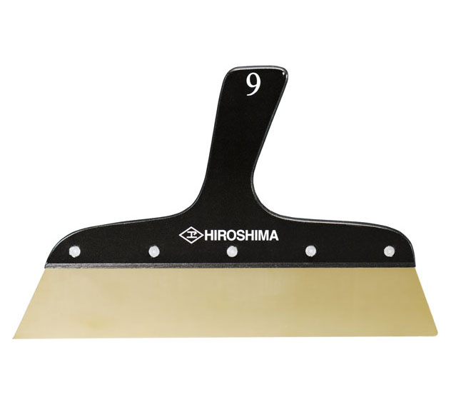 広島工具 プロユース セラミックコート地ベラ 9寸