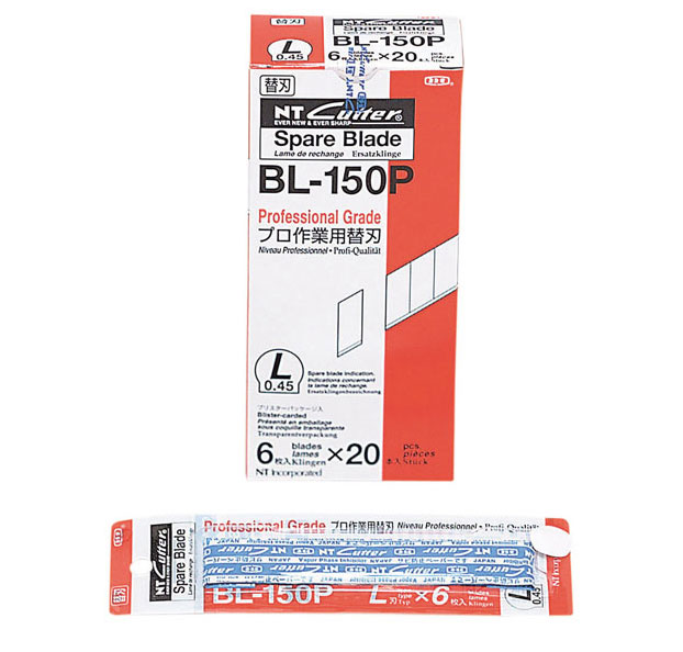 NT 替刃 BL-150P (6枚入×20) 丈夫な厚切り作業用L型カッター替刃