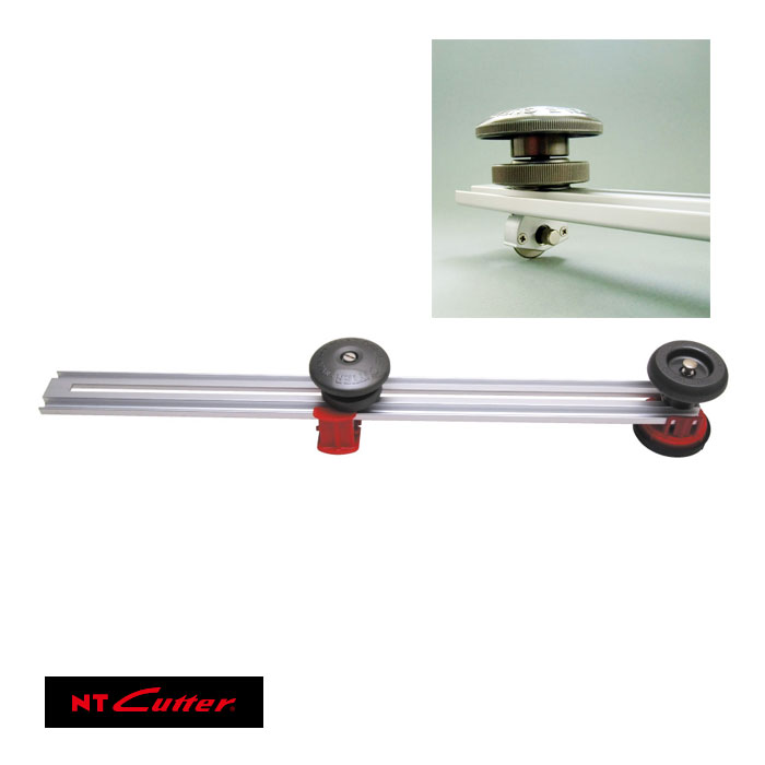 NTカッター　CL-10000P　布用の特大ローリング円切りカッター。中心にピン穴をあけずにきれいな円が切..