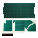 NTカッター CM-3500 ジョイントカッティングマット中 再生オレフィン系樹脂を使用し、他のサイズ(小、大)にもつなげて使用できるジョイントカッティングマット(中)。「切れる長さは無限大」使わない時は重ねて省スペースで保管でき、持ち運びにも便利です。