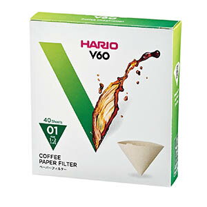 V60ドリッパー専用ペーパーフィルターみさらしVCF-01-40M【1〜2杯用】