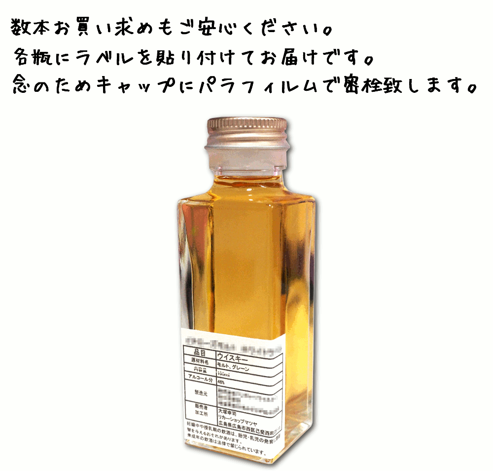 【量り売り】スモークヘッド ラムレベル ラム カスク フィニッシュ 46度　100ml　ウイスキー　お試し 3