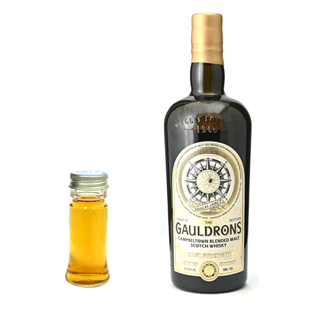 【量り売り】　ザ ゴールドロンズ　カスクストレングス　30ml or 100ml　詰め替え商品　 熱狂的な人気の蒸留所「スプリングバンク」と根強いファンがいる「グレンスコシア」のみを使用した、 豪勢なキャンベルタウンブレンデッドモルト「ゴールドロンズ」から待望のカスクストレングスエディションの第三弾が到着いたしました。 第三弾は日本市場のみのバッチとなっており、1500本限定生産です。 ゴールドロンズという名前はキャンベルタウンの西岸にある暗くて風の強い入り江の名前からとったもので、文字通り「嵐の湾」という意味です。 テイスティングノート クラシックなキャンベルタウンらしいスタイル。 海のしぶき、乾いたオーク、大麦、穏やかな焚き火のスモーク、口の中を覆うような甘いマヌカハニー。 ■原材料：モルト■アルコール度：53.4度■原産国：スコットランド 「お酒は20歳から！未成年者への酒類の販売は固くお断りしています！」 また迷った時にはおすすめセットもご検討ください &nbsp;　　　　 　　　　　　　　　　　　　　　　　　　　　 &nbsp;こちらは30ml or 100ml量り売り商品です。写真参照。熱狂的な人気の蒸留所「スプリングバンク」と根強いファンがいる「グレンスコシア」のみを使用した、 豪勢なキャンベルタウンブレンデッドモルト「ゴールドロンズ」から待望のカスクストレングスエディションの第三弾が到着いたしました。 第三弾は日本市場のみのバッチとなっており、1500本限定生産です。 ゴールドロンズという名前はキャンベルタウンの西岸にある暗くて風の強い入り江の名前からとったもので、文字通り「嵐の湾」という意味です。 テイスティングノート クラシックなキャンベルタウンらしいスタイル。 海のしぶき、乾いたオーク、大麦、穏やかな焚き火のスモーク、口の中を覆うような甘いマヌカハニー。