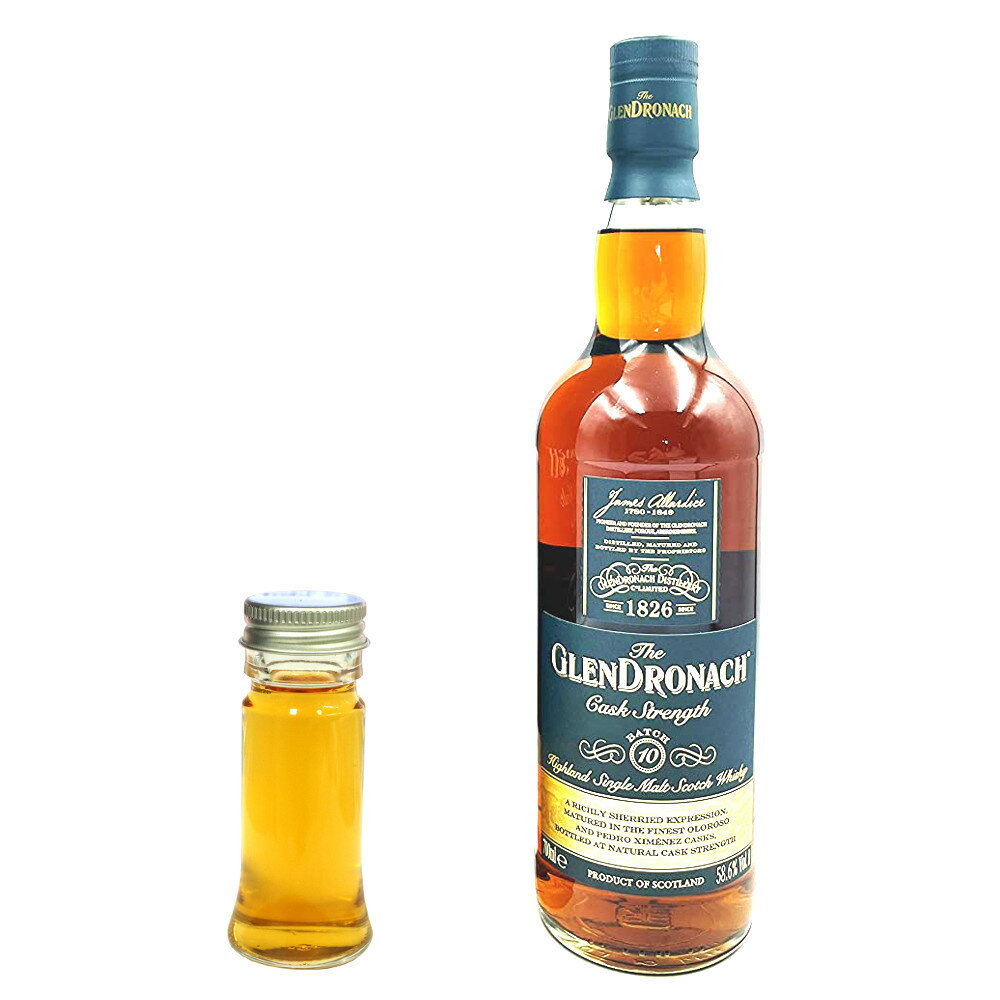 GLENDRONACH 【量り売り】グレンドロナック カスクストレングス バッチ10　58.6度　30ml　ウイスキー　お試し