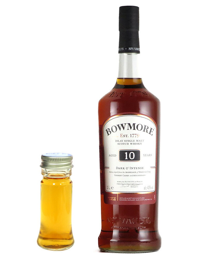 BOWMORE 【量り売り】ボウモア10年　ダーク＆インテンス　40度　30ml　ウイスキー　お試し　アイラ