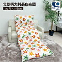 【日本製 北欧柄大判長座布団】側サイズ約75×195cm 大人気 北欧 柄 長座布団 折りたたみ ごろ寝 カラー 洗える 座布団 クッション 角 シート ダイニ...