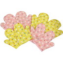 【メール便選択で送料無料】【国産】(鍋つかみ)キッチンミトン 和兎(子供用)料理 親子お揃いで! 薄手で機動性抜群 かわいい おてつだい クッキング お菓子作り...