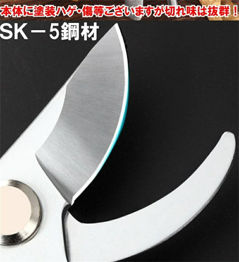 アウトレット 剪定ばさみ はさみ 30mm ハサミ 庭 ガーデン 園芸 枝切り 枝切りばさ...