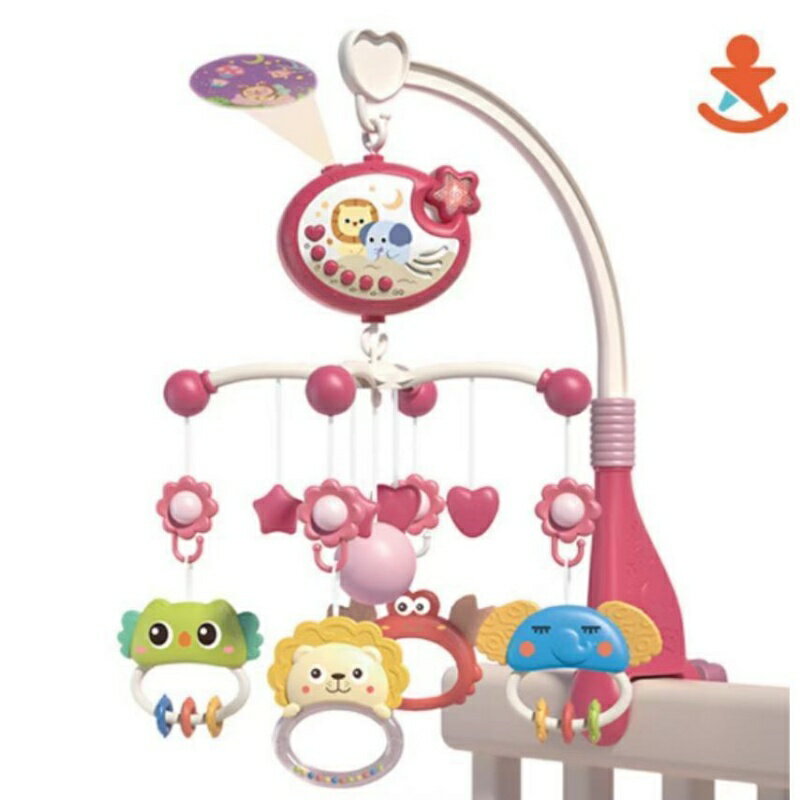 ベビーベッドメリーオルゴール赤ちゃん360度回転多機能寝かしつけ用品プレゼントベッドおもちゃおやすみメリー誕生日出産祝い 3