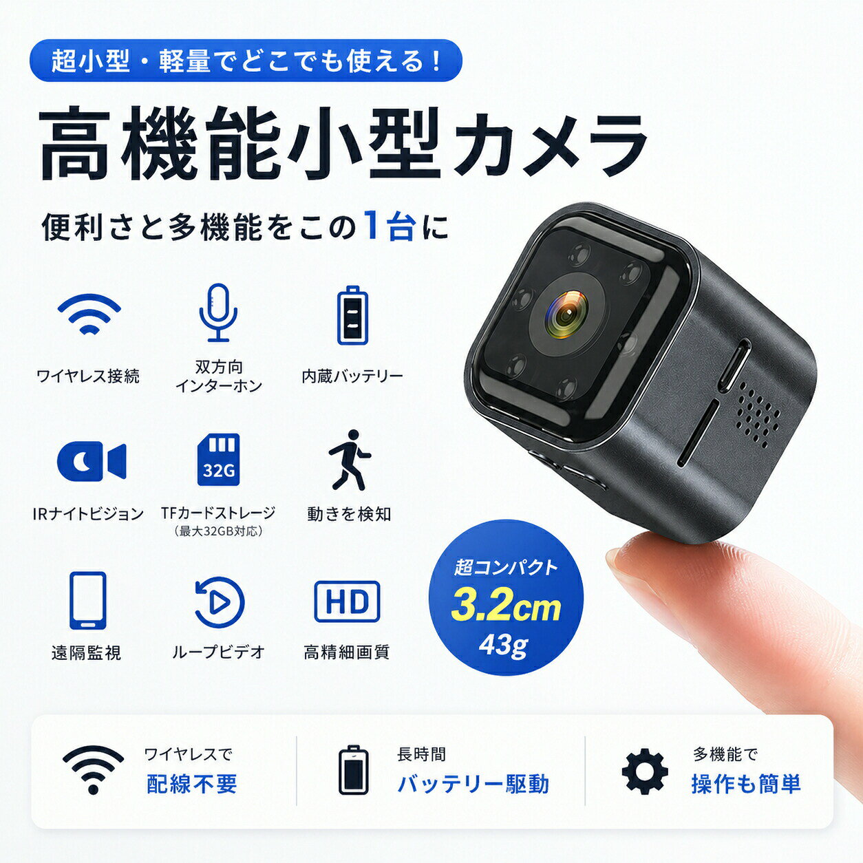 【マラソン最大1000円オフ】防犯カメラ 屋外 ワイヤレス ダブルレンズ 2画面同時表...