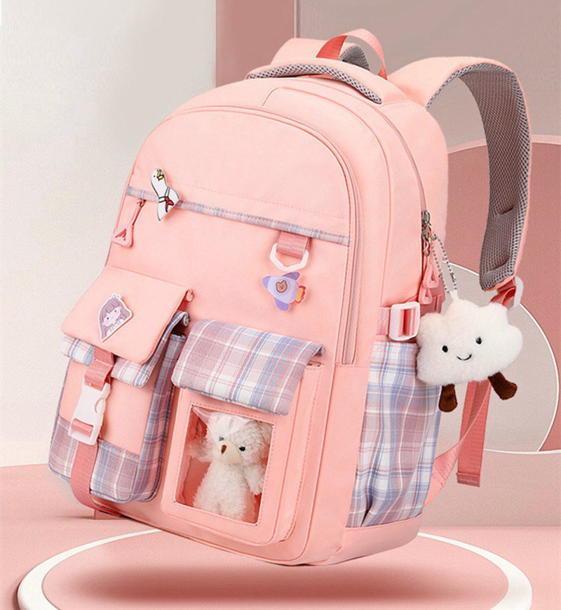 リュック 女の子 小学生 中学生 リュックサック バックパック 韓国 女子 女児 高校...