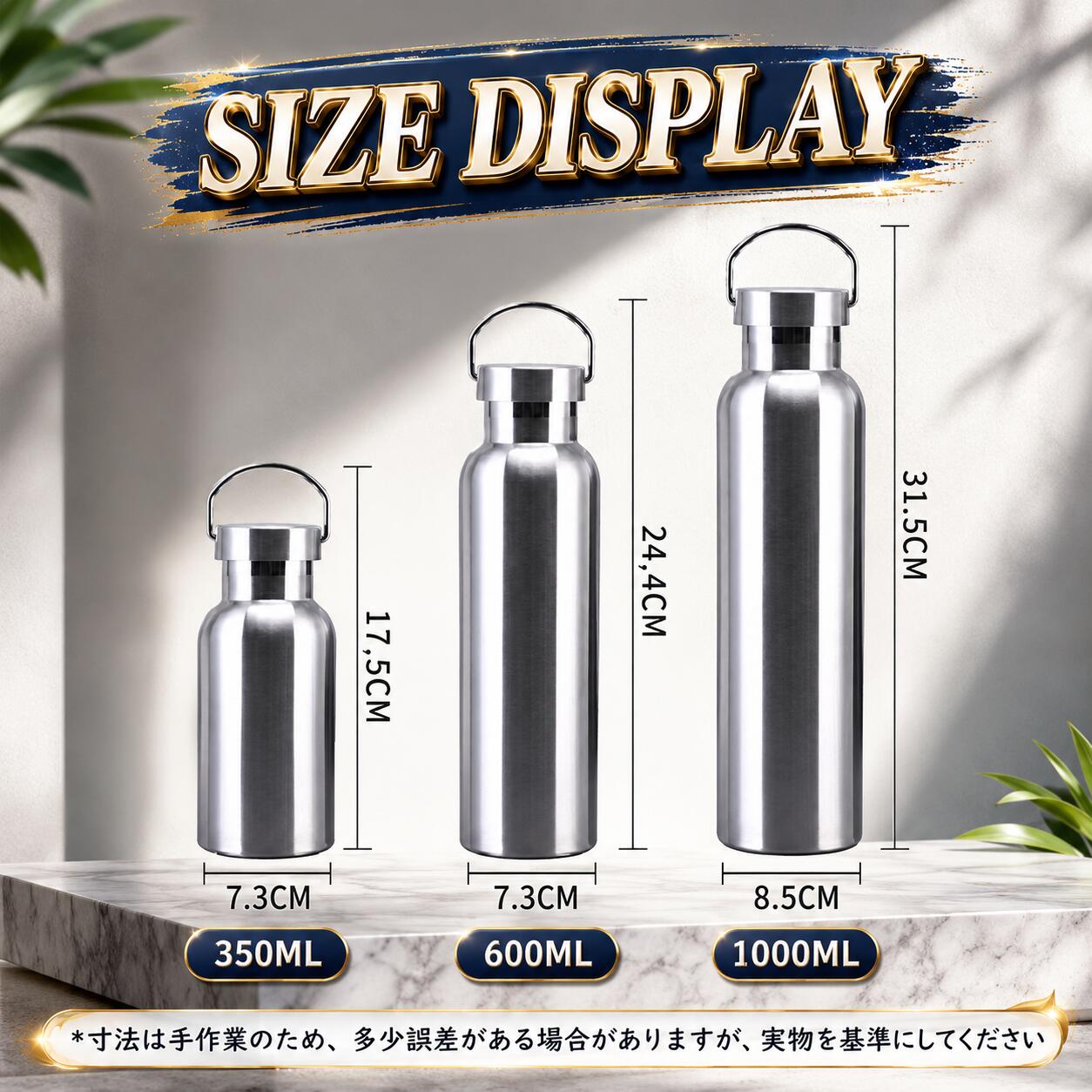【100円オフ+最大P5】水筒 大容量 魔法瓶 軽量 マグボトル 手提げ スポーツ トレーニング 登山 通勤通学 アウトドア ステンレスボトル 直飲み 運動 ヨガ 室内 室外 hiroshop-10025128 HIRO Online Shop サンプル画像3