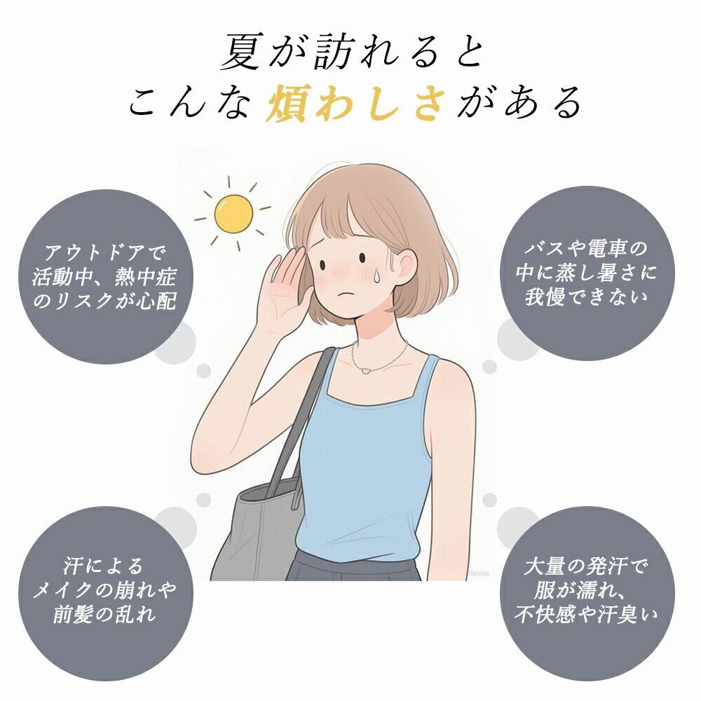 【マラソン最大1000円オフ】ハンディファン 超小型 ミニ扇風機 携帯扇風機 6段階風量 充電式コードレス type-c ストラップ付き 卓上 首掛け 夏 猛暑 ギフト ポイント消化 プレゼント 人気 おすすめ 新生活 母の日 父の日 誕生日 hiroshop-10025418 HIRO Online Shop サンプル画像3