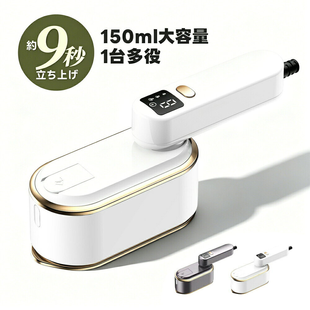 【マラソン最大1000円オフ】スチームアイロン 衣類スチーマー ハンガーにかけたま...