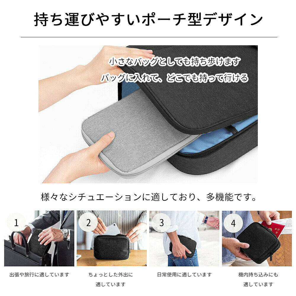 【100円オフ+最大P5】腕時計収納ケース 時計ストラップバッグ スマートウォッチ ベルト アクセサリー 収納 ガジェットポーチ 腕時計ハンド ベルト 収納ケース 小物入れ ポーチ 多用途収納バッグ データケーブル イヤホンケーブル hiroshop-10026577 HIRO Online Shop サンプル画像3