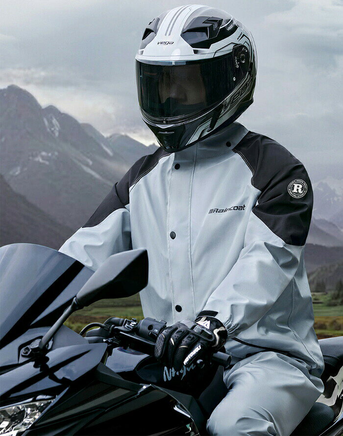 レインスーツ 上下セット レインウェア レインコート 反射テープ ポケット 自転車 レディース メンズ 男女兼用 多機能 通勤 通学 バイク 保育園 ママ 送迎 軽量 レインコート通学 雨具 防風防水 梅雨対策 防水 撥水 アウトドア キャンプ 野外フェス hiroshop-10026634 HIRO Online Shop サンプル画像2