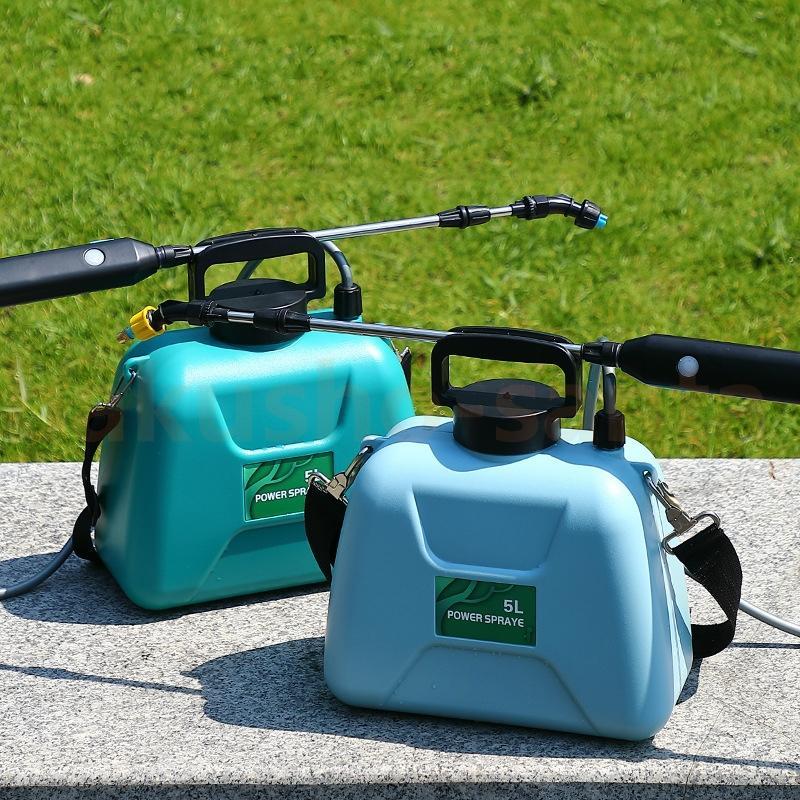 噴霧器 電動 噴霧器 電池式 5L 充電式 背負式 軽量 バッテリー式 除草剤 農薬 背負...