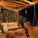 LED イルミネーションライト 月 ストリングライト リモコン付き 屋外照明 飾り カーテンライト 3m 6m 乾電池式 タイマー機能 防水 省エネ 電飾 祝日...