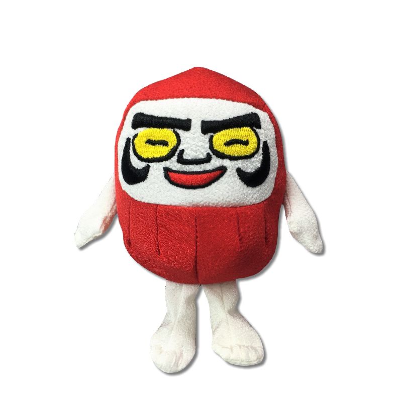 だるまちゃん だるまちゃんおてだま 笑 5279　[メール便（定形外郵便）対応商品] 【お手玉】 【ぬいぐるみ】 【ヌイグルミ】 【だるまちゃん】 【だるま】 【キャラクターグッズ】 【プレゼント】 【ギフト】のサムネイル