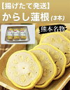 熊本県名産品【揚げたて発送、からし蓮根】（大）3本セット（280g×3本）辛子れんこん　からしれんこ ...