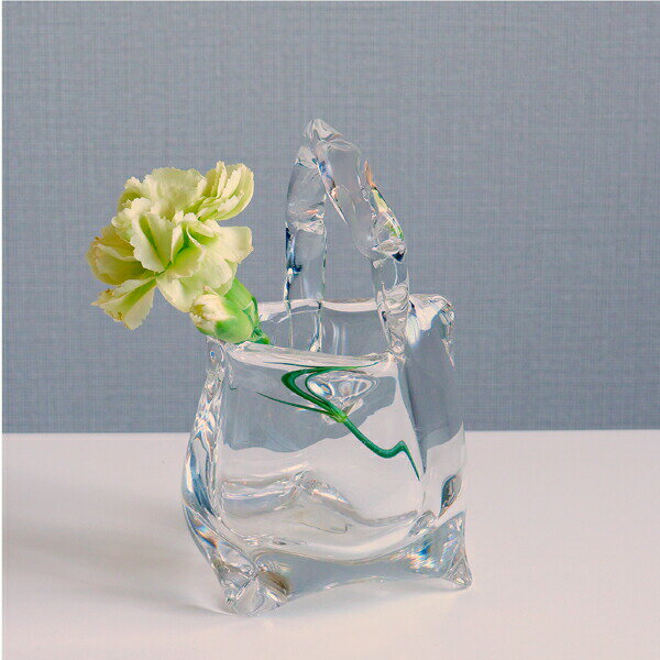 Mosser　Glass　クリスタル　 三足花器 インテリア 硝子器 Mosser Glass クリスタル 三足花器 インテリア 硝子器