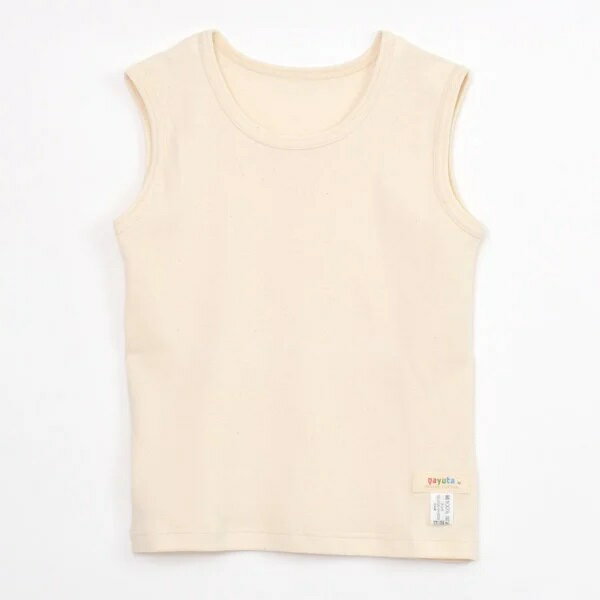 キッズタンクトップ S/M/Lオーガニックコットン ナユタ フライスタンクトップ