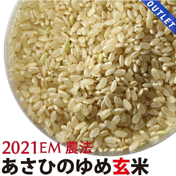 【OUTLET】あさひの夢 玄米 2021年産 化学農薬・化学肥料不使用 群馬県産