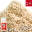 天然の焼成岩塩梅干しパウダー（ビオソルト×無農薬梅干し） 携帯用ボトルタイプ30g 3本