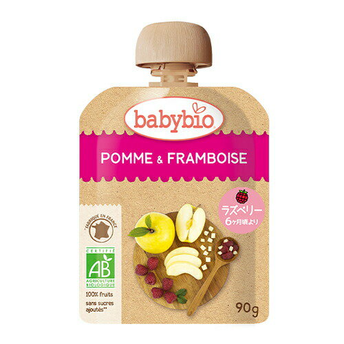 【スーパーSALE期間限定10%OFF！】ベビースムージー アップル・ラズベリー　baby bio[ベビービオ]のサムネイル