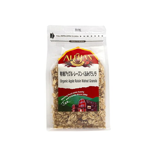 有機アップル・レーズン・くるみグラノラ アリサン(ALISHAN) 有機アップル・レーズン・くるみグラノラ アリサン(ALISHAN)