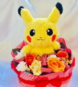 ぬいぐるみ電報 ピカチュウ 送料無料,結婚式 電報,祝電,ウェディング,お見舞い,出産祝い,誕生日,発表会,開店祝 ポケットモンスター,ポケモン,フラワーソー...