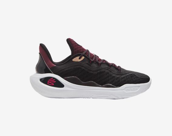 (Under Armour Curry 11 Domaine) 色：Black/Burgundy/White クッショニング：UA Flow cushioning メーカー：Under Armour ※ 掲載している写真はサンプル画像のため、実際の商品と仕様が違っていることがございます。 ※ ご使用のコンピュータの環境や撮影の光加減によって実際の商品のイメージと多少異なることがございます。