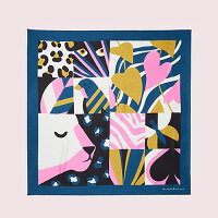 KateSpadeNewYorkケイトスペードAnimalFacesSilkSquareScarfアニマルフェイスシルクスクエアスカーフレディースウーマン取り寄せ商品