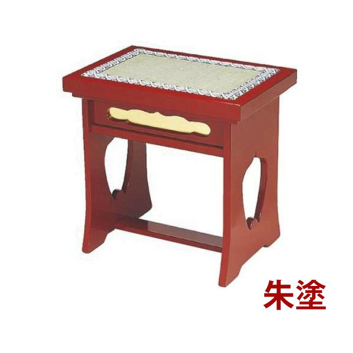 内陣用椅子　うぐいす　朱塗　R-1130【寺院　仏具　法要　本堂　お寺　寺院用椅子】