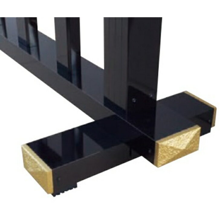 【組立式】アルミ製車止め結界　5尺　幅150×奥行42×高さ74cm【寺院 神社 庭園 駐車場 バリケード 立入禁止 日本製】