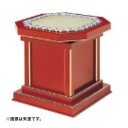 背ナシ隅切回転式曲録 朱塗/黒塗