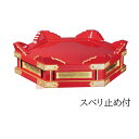 【朱塗面金箔押】スベリ止め付背短杢魚台 1.3尺/1.5尺/1.7尺/2尺 【寺院 仏具 木魚台 寺院仏具】