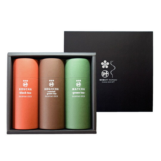 Rakuten - ギフト【香茶葉-kouchayou-GIFT 3P】紅茶　ほうじ茶　抹茶　丸叶むらた