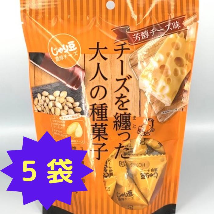 じゃり豆 濃厚チーズ 70g スタンドパック ひまわりの種 かぼちゃの種 アーモンド 濃厚チーズ 東海農産 おやつ おつまみ 5袋セット