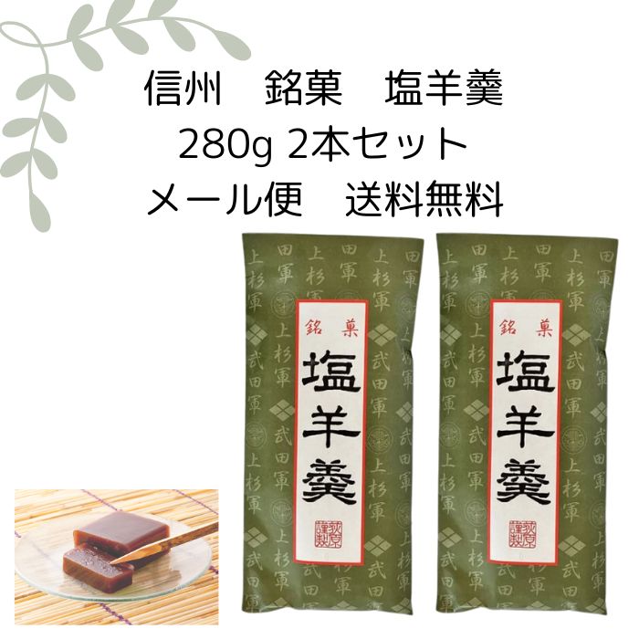 【送料無料】 塩羊羹 おやつ 信州 塩ようかん 銘菓 長野 お土産 ほのかな塩味の上品な口当たりの塩羊羹です。送料無料のお得なセットです。 5