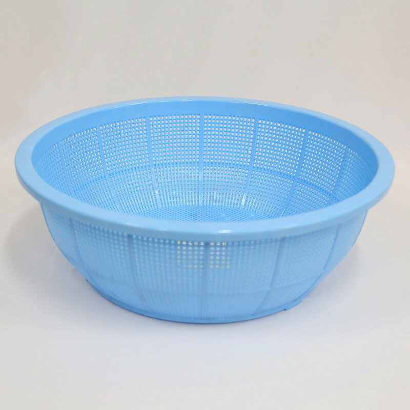 PPザル 470 水色 直径47cm 業務用ポリプロピレンざる _FH70112