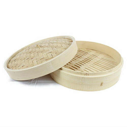 竹セイロ 本体・蓋 セット 30cm 業務用 せいろ蒸し器_FH8503132のサムネイル