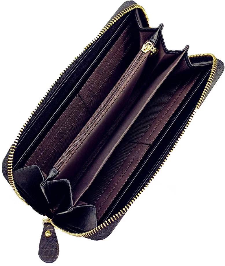 財布 長財布 牛革 大容量 さいふ ビジネス 小銭入れ ラウンドファスナー