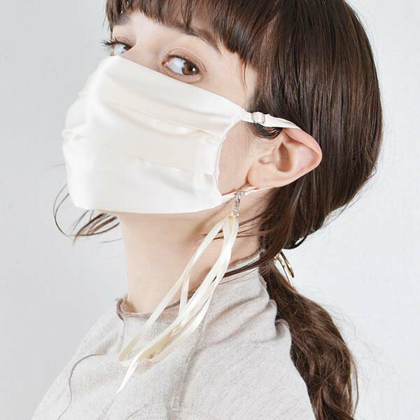 マルチチャーム 【90％OFF】 ma chere Cosette? アクセサリー マスクチャーム シルク リボン 公式 マシェールコゼット？ マスクアクセサリー シルク製 ロングリボン パーティー 結婚式 二次会 女子会 デート セレモニー sale