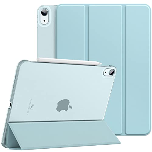 iPad Air 11インチ M3/M2 ケース 2025/2024 Dadanism iPad Air 11インチ/Air 5 Air 4 10.9インチ カバー Air 11 第7世代/第6世代 オートスリープ 三つ折り スタンドケース PU+PC 半透明 PencilPro/第2世代ワイヤレス充電 水色ブランド: Dadanismメーカー: Dadanism