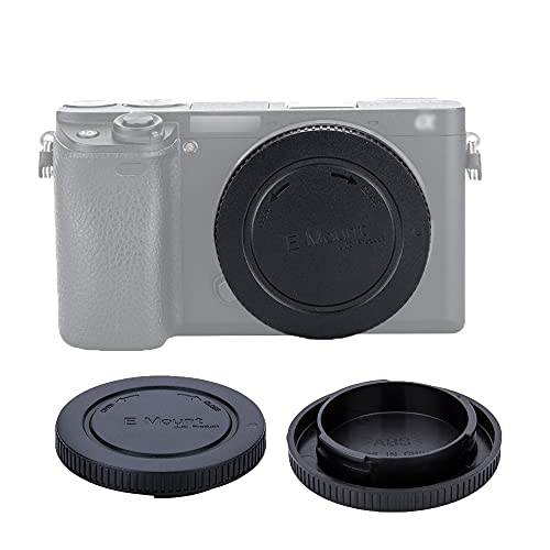 2組入 JJC Sony E マウント リアレンズカバー + ボディカバー Sony A1 II ZV-E10 I...