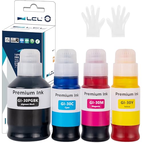 LCL Canon用 キャノン用 GI-20 GI-30 GI-30PGBK GI-30BK GI-30C GI-30M GI-30Y （4色セット BK 顔料 17..